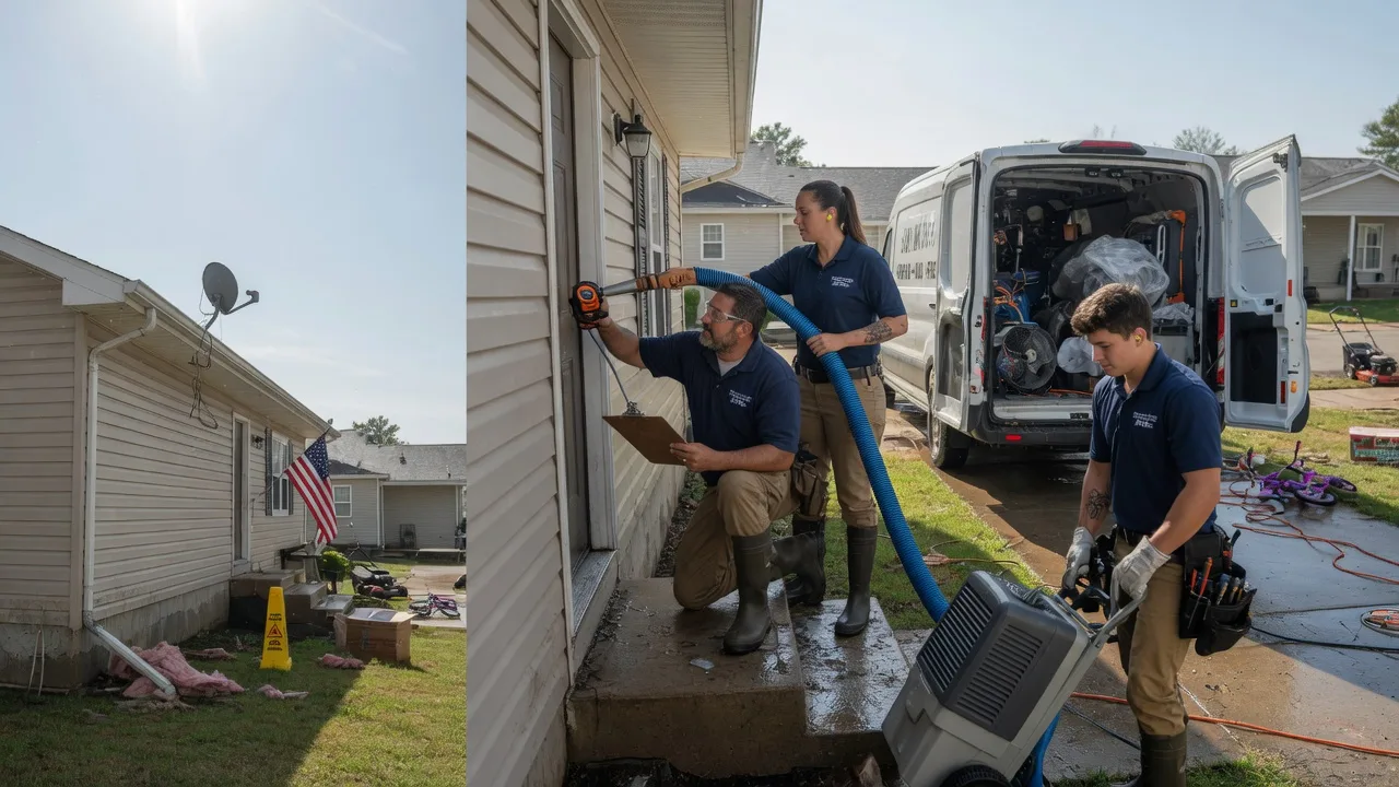 Ceiling Water Damage Restoration in Kettlersville, OH near me